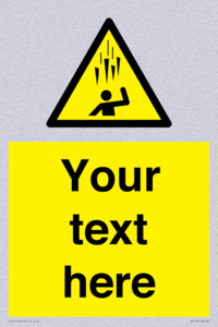 Custom Falling Ice sign